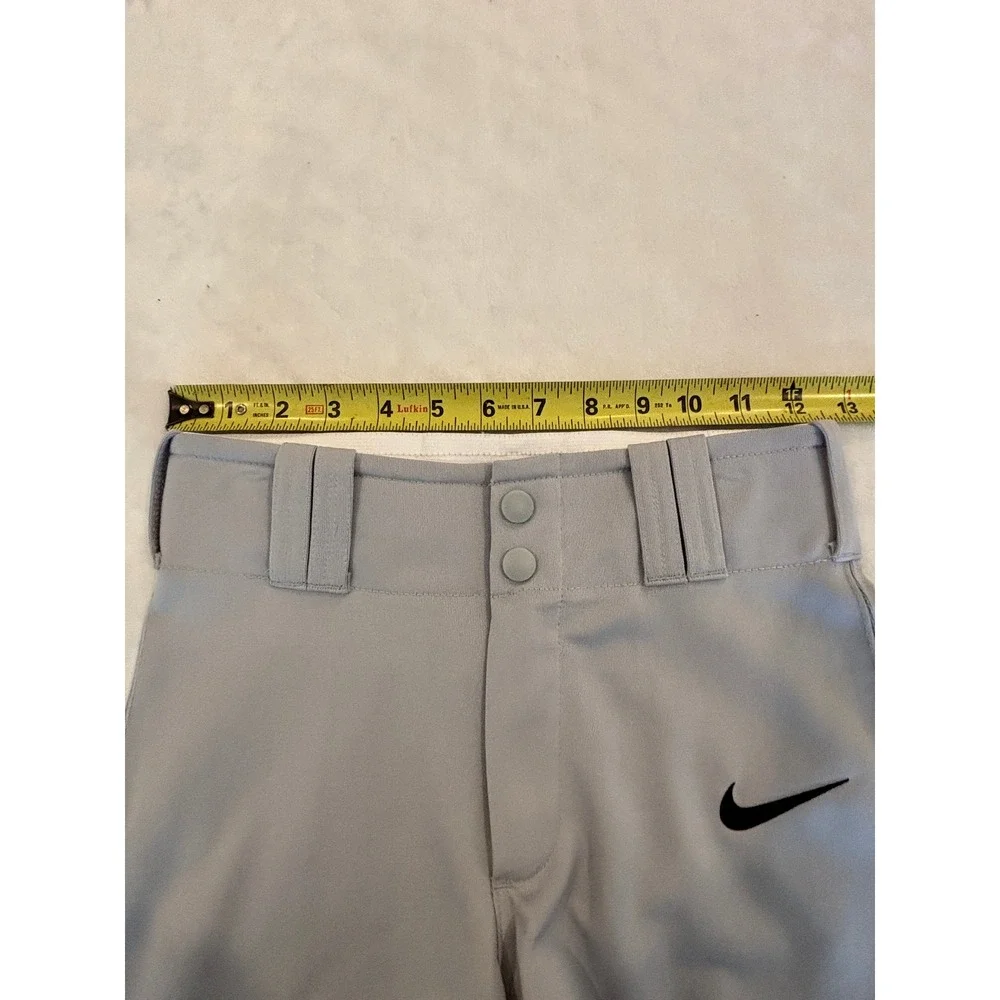 Nike Boys Baseball Pants Grey Size Small NWT Youth Athletic Trousers